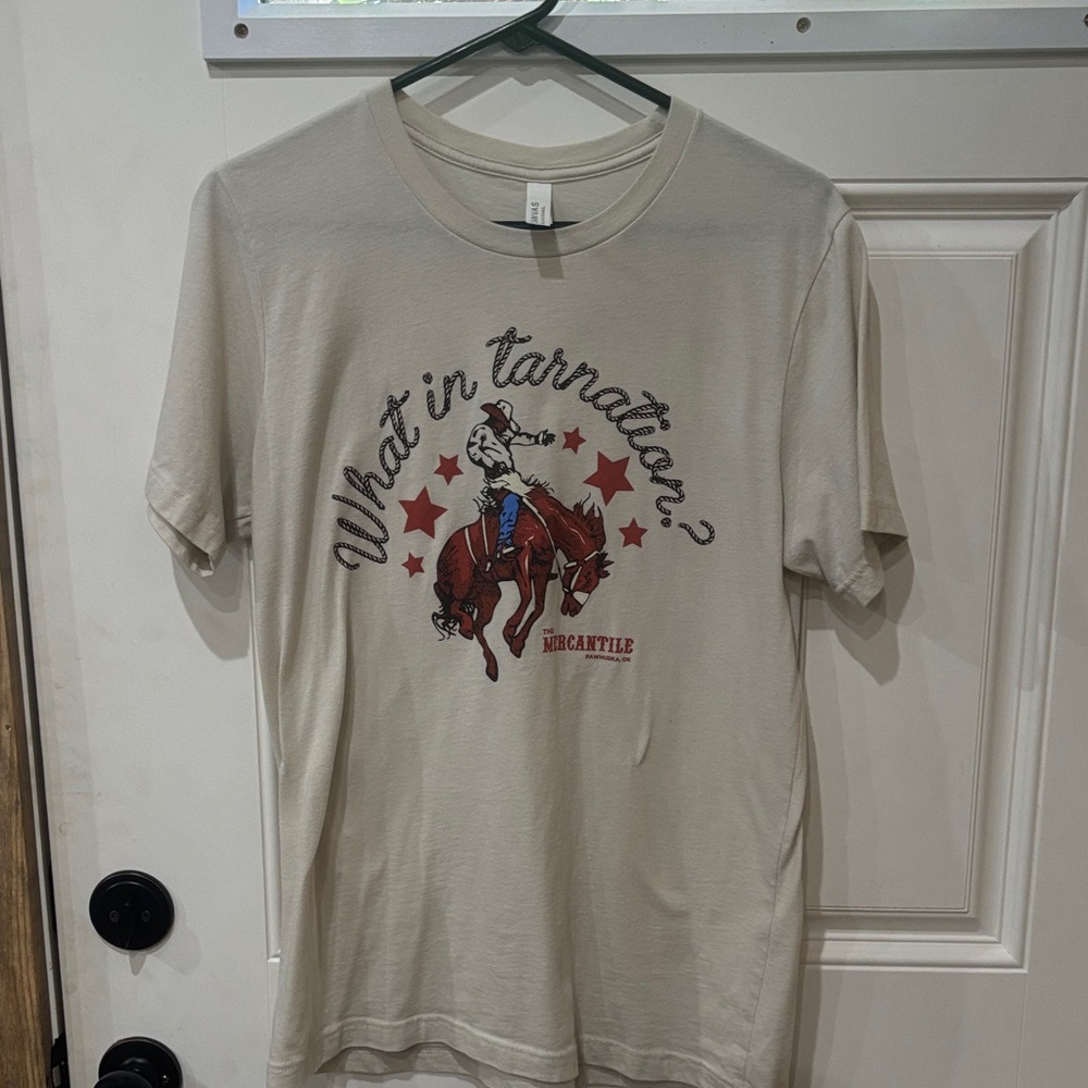 Bella Canvas Tan Graphic Tee - What in Tarnation?